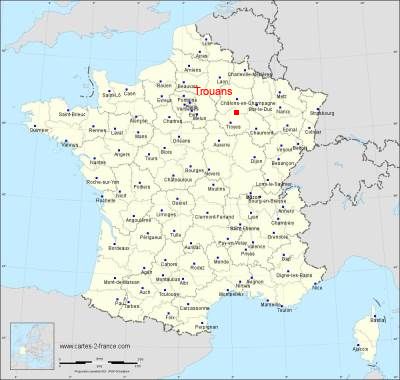 Carte de Trouans