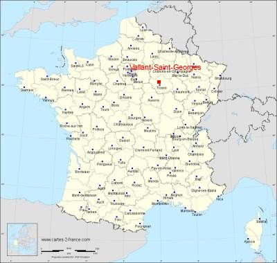Carte de Vallant-Saint-Georges