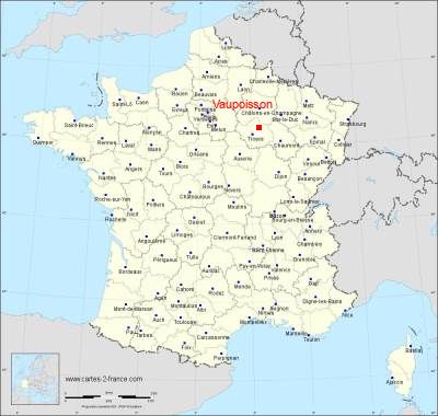 Carte de Vaupoisson