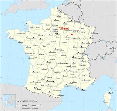 Carte de Villeret