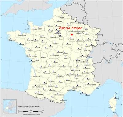 Carte de Villiers-Herbisse