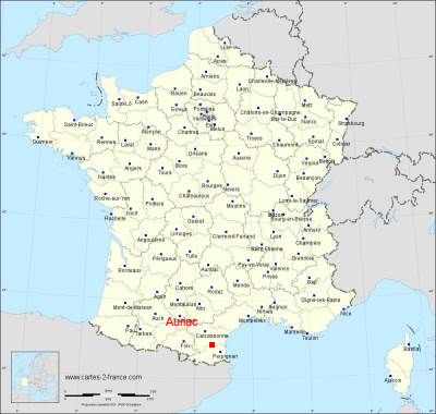 Carte de Auriac