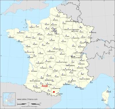 Carte de Axat