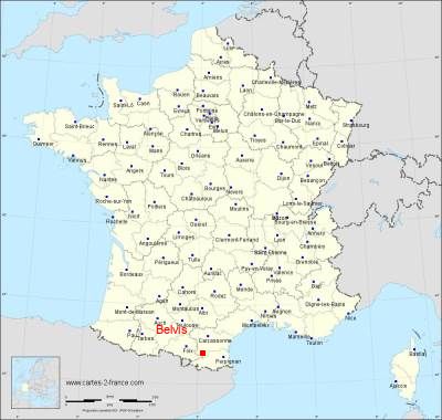 Carte de Belvis