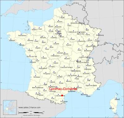 Carte de Conilhac-Corbières