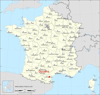 Carte de Douzens