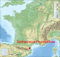 localisation mairie de Duilhac-sous-Peyrepertuse