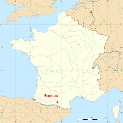 Fond de carte avec Espéraza