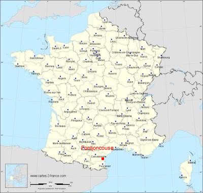 Carte de Fontjoncouse