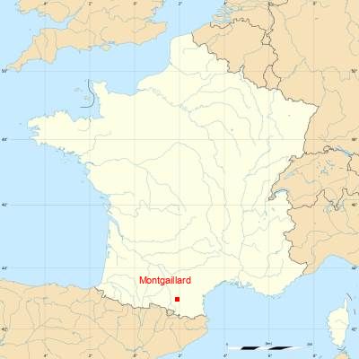 Fond de carte avec Montgaillard