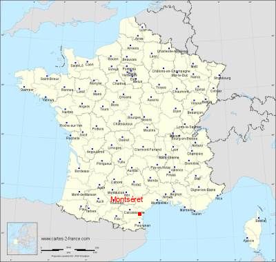 Carte de Montséret
