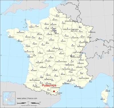 Carte de Puilaurens