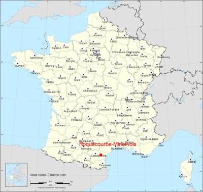 Carte de Roquecourbe-Minervois