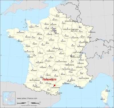 Carte de Roquefère