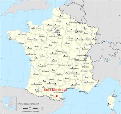 Carte de Saint-Martin-Lys