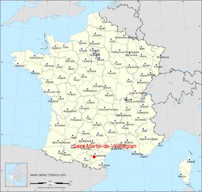Carte de Saint-Martin-de-Villereglan