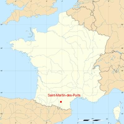 Fond de carte avec Saint-Martin-des-Puits