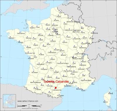 Carte de Tourette-Cabardès