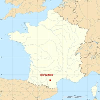 Fond de carte avec Tourouzelle