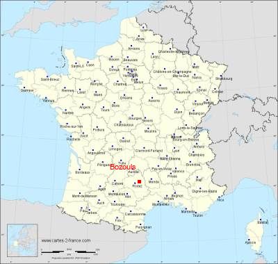 Carte de Bozouls