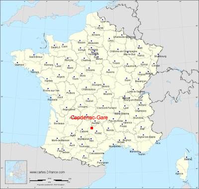 Carte de Capdenac-Gare