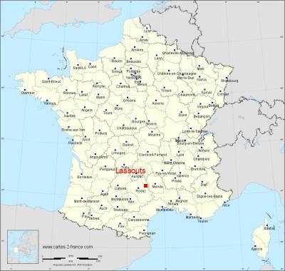 Carte de Lassouts