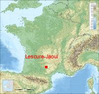 localisation mairie de Lescure-Jaoul