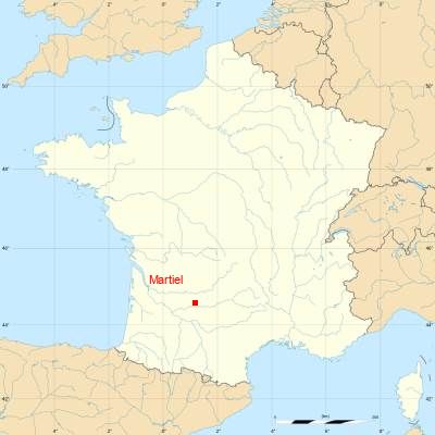 Fond de carte avec Martiel