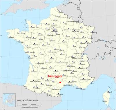 Carte de Montagnol