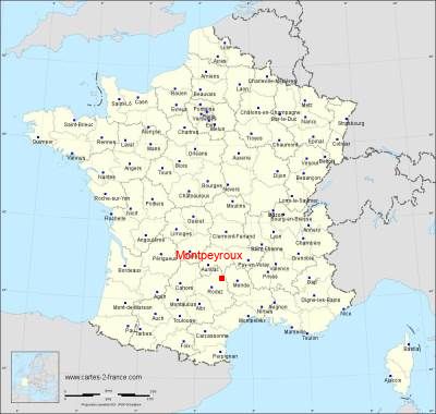 Carte de Montpeyroux
