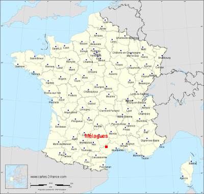 Carte de Mélagues