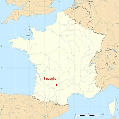 Fond de carte avec Naucelle