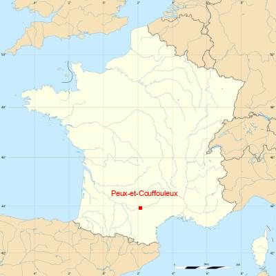 Fond de carte avec Peux-et-Couffouleux