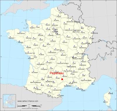 Carte de Peyreleau