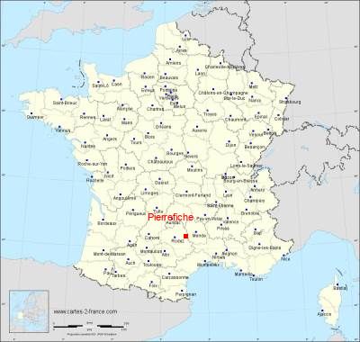 Carte de Pierrefiche