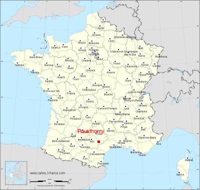 Carte de Pousthomy