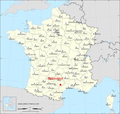 Carte de Rebourguil