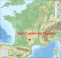 localisation mairie de Saint-Cyprien-sur-Dourdou