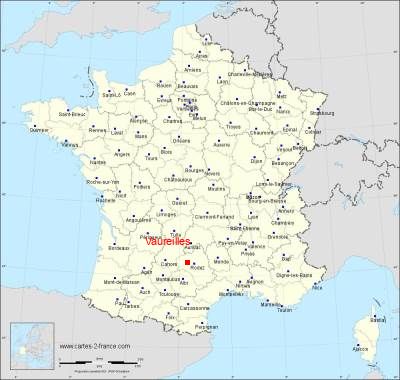 Carte de Vaureilles