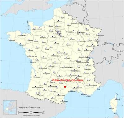Carte de Viala-du-Pas-de-Jaux