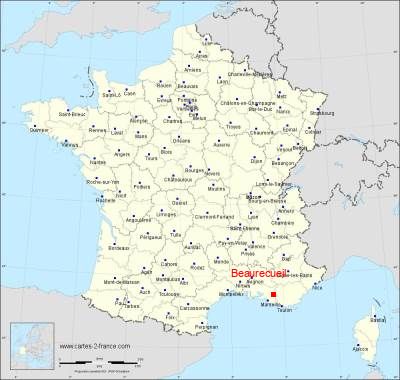 Carte de Beaurecueil