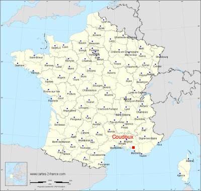 Carte de Coudoux