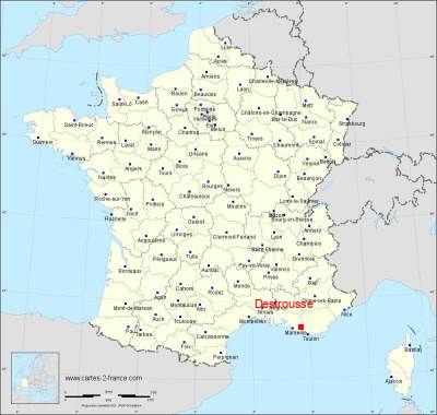 Carte de Destrousse