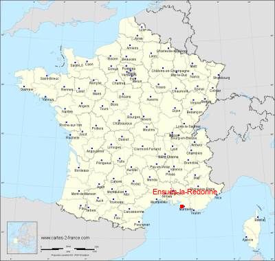 Carte de Ensuès-la-Redonne