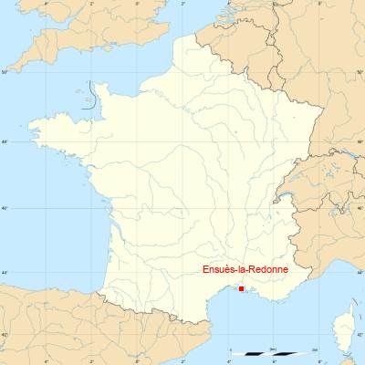 Fond de carte avec Ensuès-la-Redonne