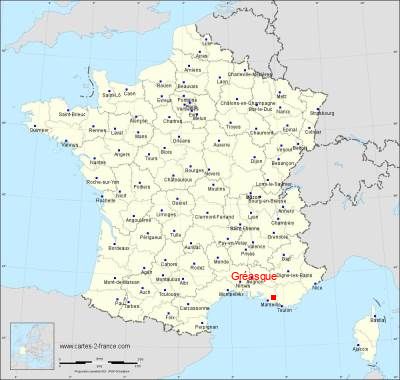 Carte de Gréasque
