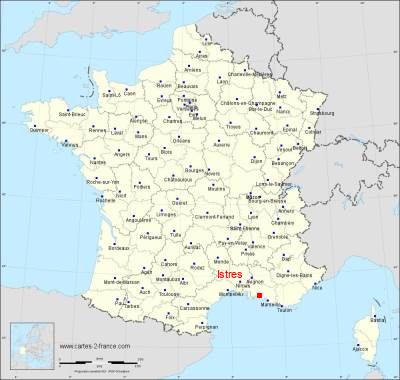 Carte de Istres
