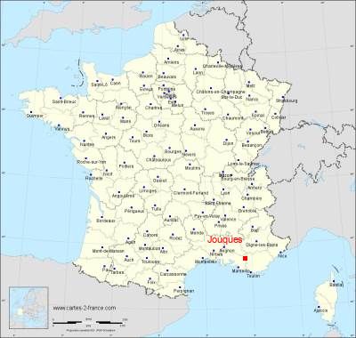 Carte de Jouques