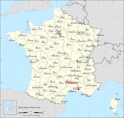 Carte de Paradou