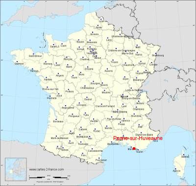 Carte de Penne-sur-Huveaune